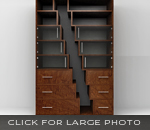 Stagger Bookshelves by SIDD