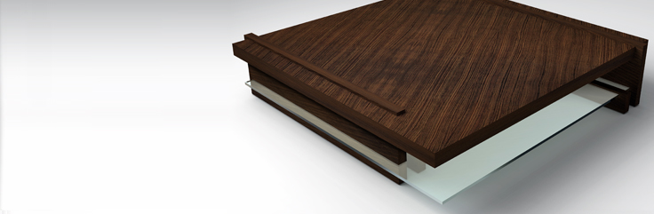 Interrupt Coffee Table Design by SIDD Fine Woodworking